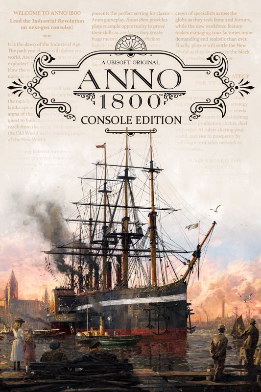 Anno 1800 box art for Xbox Series X